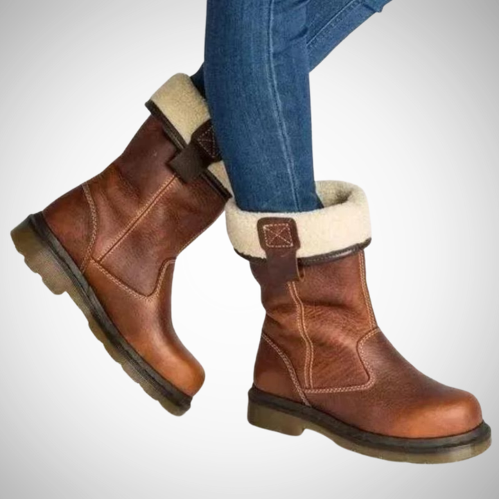 Eireen | Lined Leather Winter Boots