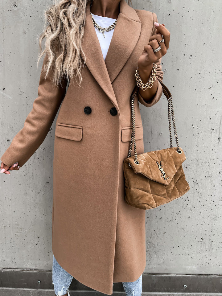 Evelyn | Classic Winter Coat with Lapels