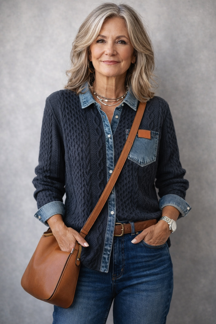 Andrea | Elegant Winter Blouse