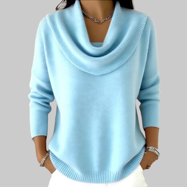 Angeline | Soft Cowl Neck Sweater