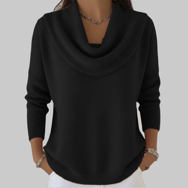Angeline | Soft Cowl Neck Sweater