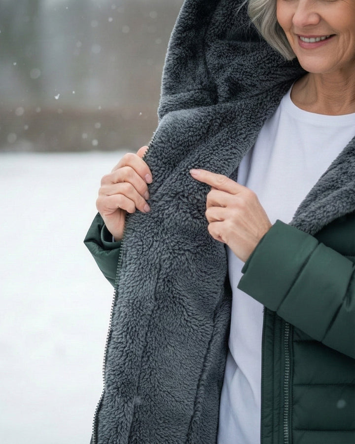 Mary | Fleece Lined Puffer Coat
