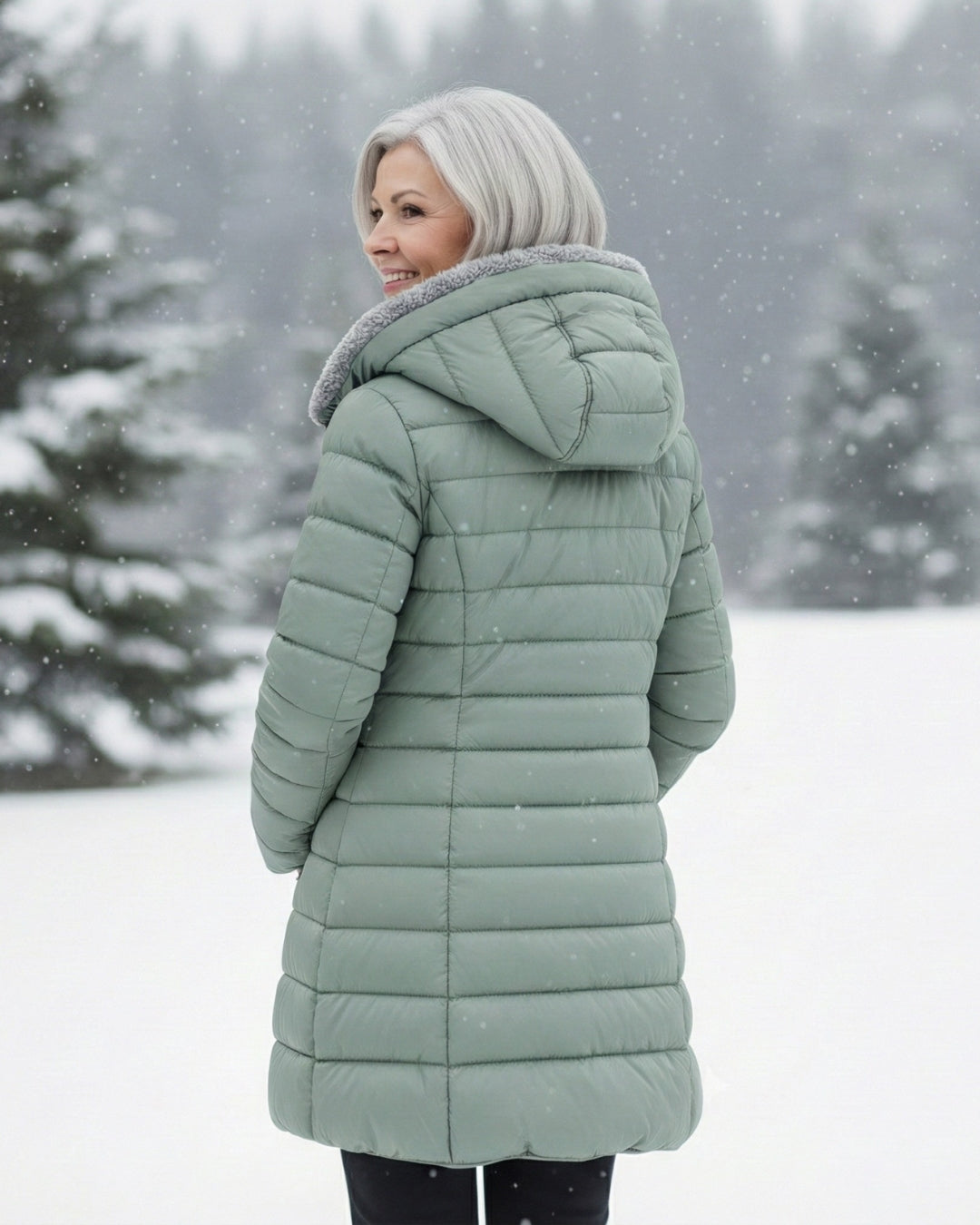 Mary | Fleece Lined Puffer Coat