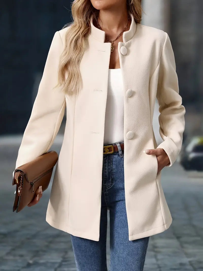 Anne | Elegant Long Blazer-Style Jacket