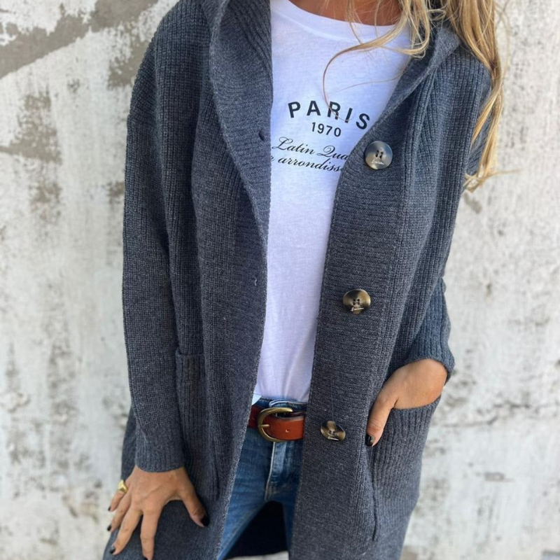 Vanessa | Elegant Long Knit Cardigan