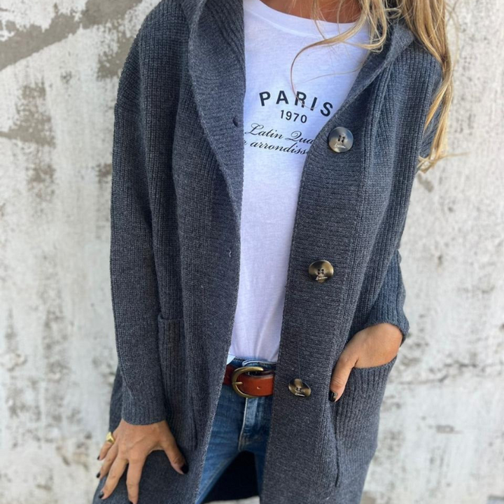 Vanessa | Elegant Long Knit Cardigan