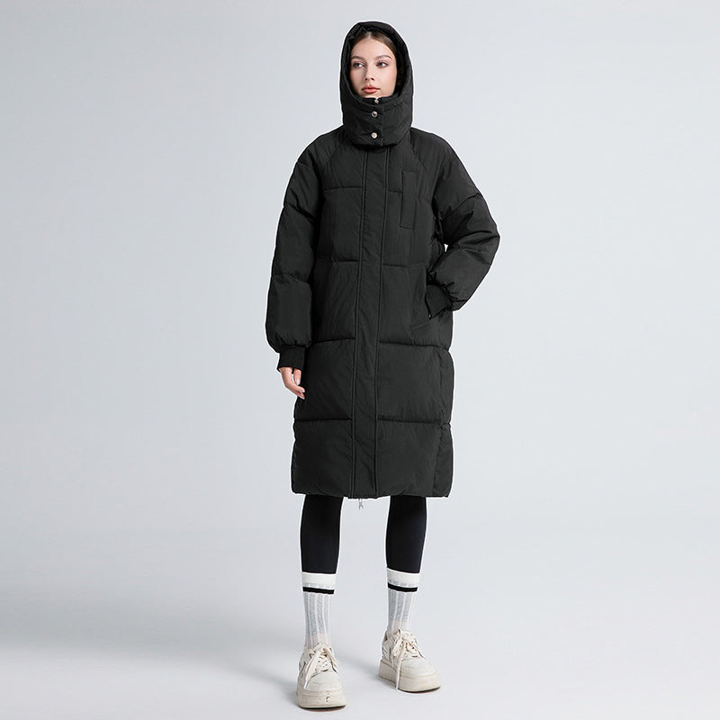 Fiona - Classic Hooded Long Puffer Coat