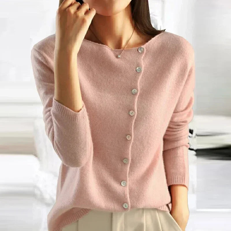 Eleanor | Cashmere Cardigan with Buttons