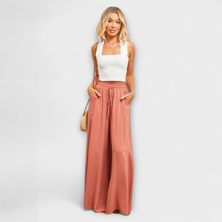 Aurora | Comfortable Pleated Trousers