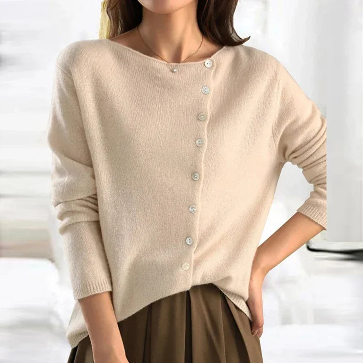Eleanor | Cashmere Cardigan with Buttons