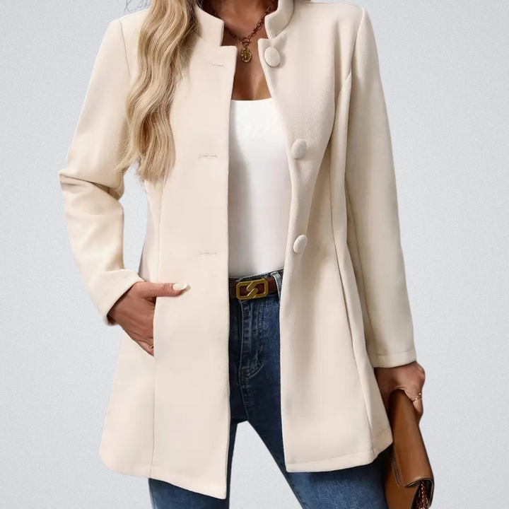 Anne | Elegant Long Blazer-Style Jacket