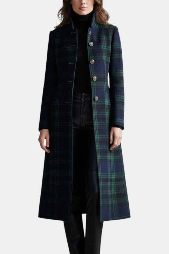 Gina | Timeless Plaid Winter Coat