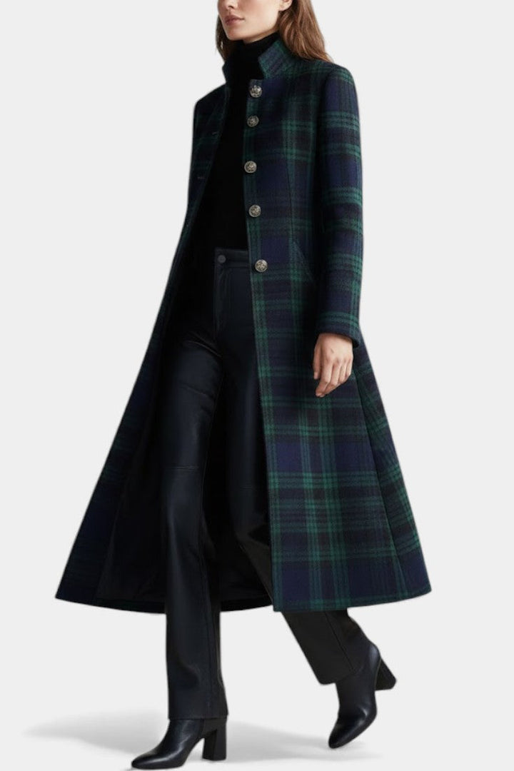 Gina | Timeless Plaid Winter Coat