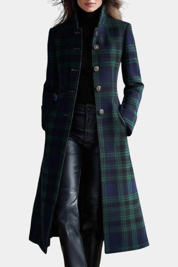 Gina | Timeless Plaid Winter Coat