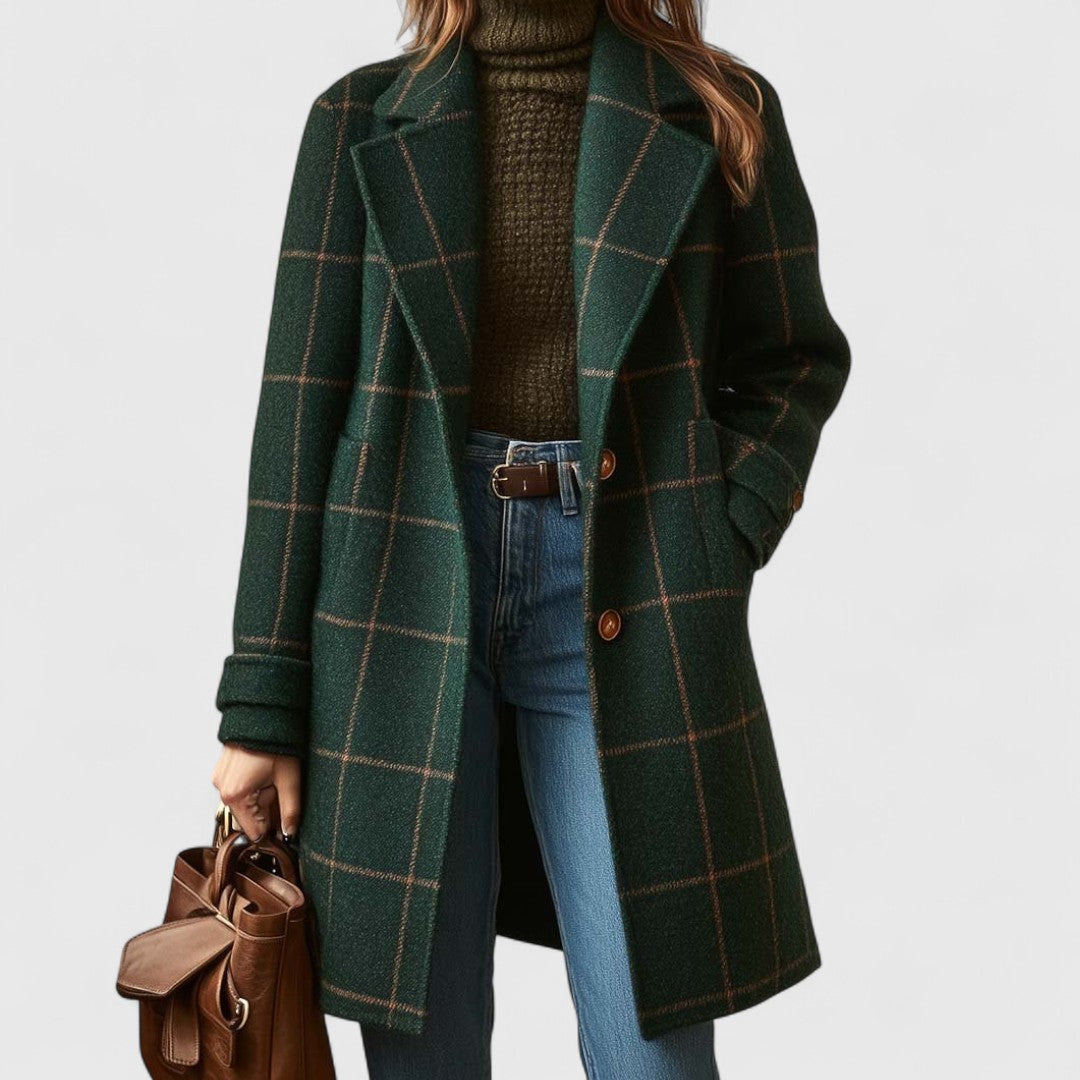 Rebecca | Classic Check Coat