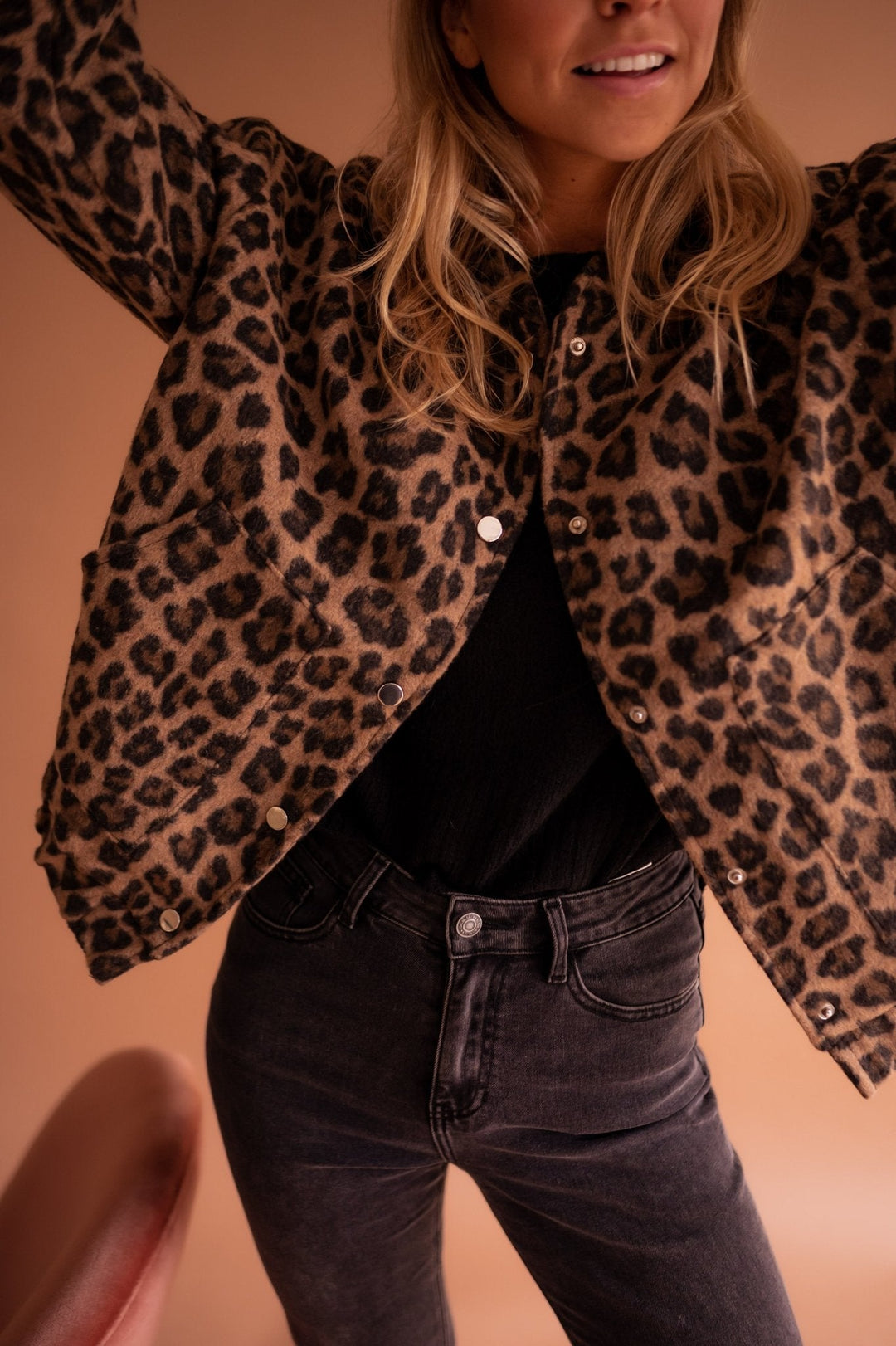 Liora | Cozy Leopard Fleece Jacket