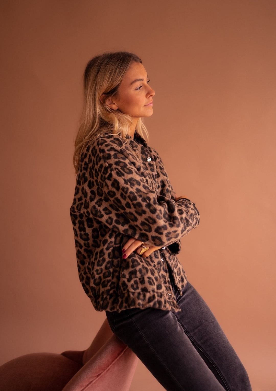 Liora | Cozy Leopard Fleece Jacket