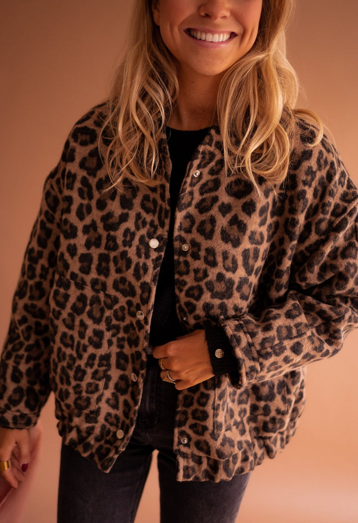 Liora | Cozy Leopard Fleece Jacket