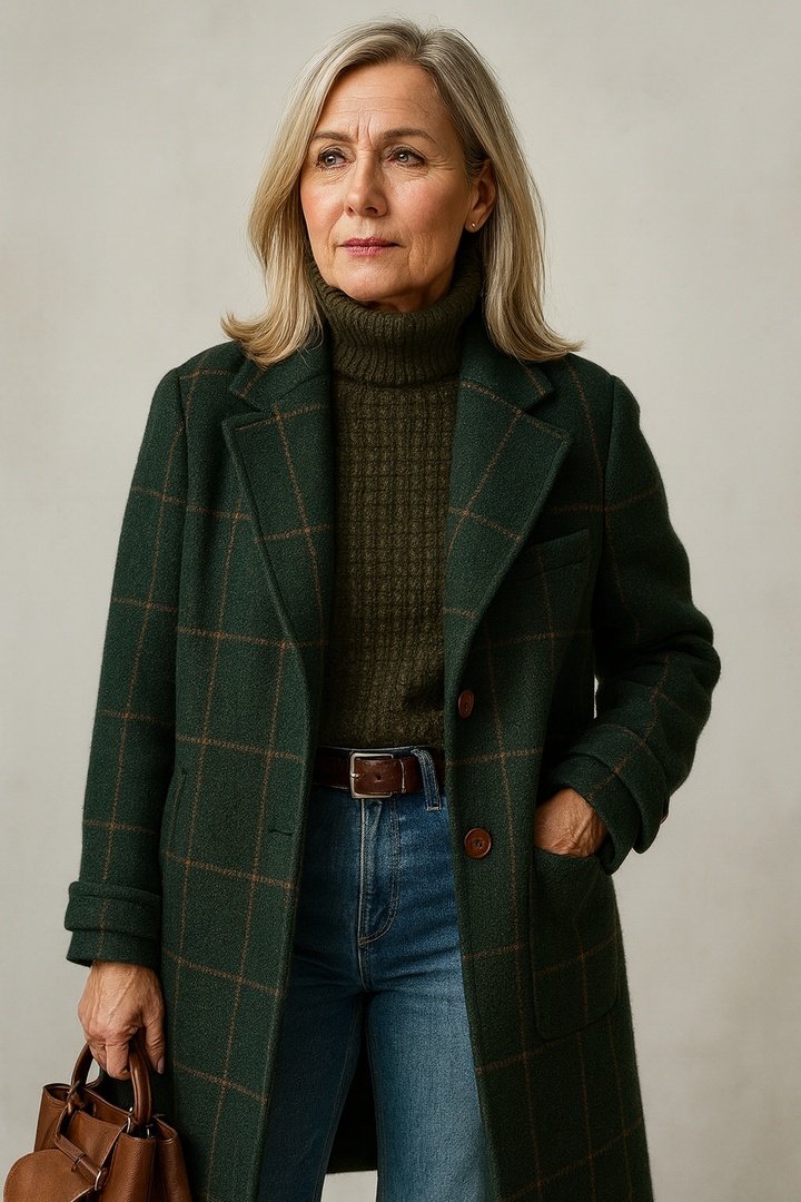 Rebecca | Classic Check Coat